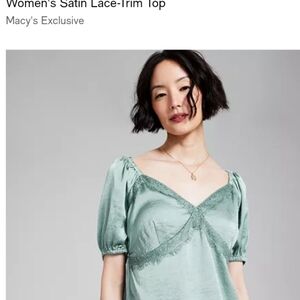 And Now This Sage Green Blouse